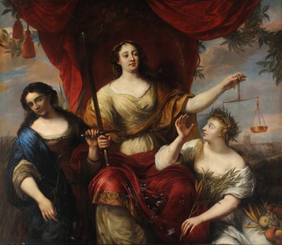 Justice (or Prudence, Justice, and Peace) by Jürgen Ovens